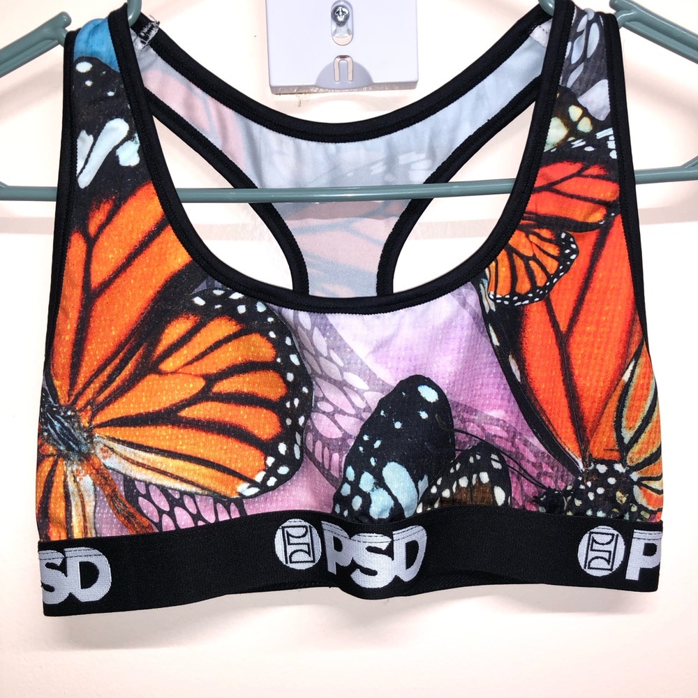 PSD Women's Vibrant Butterfly Sports Bra
